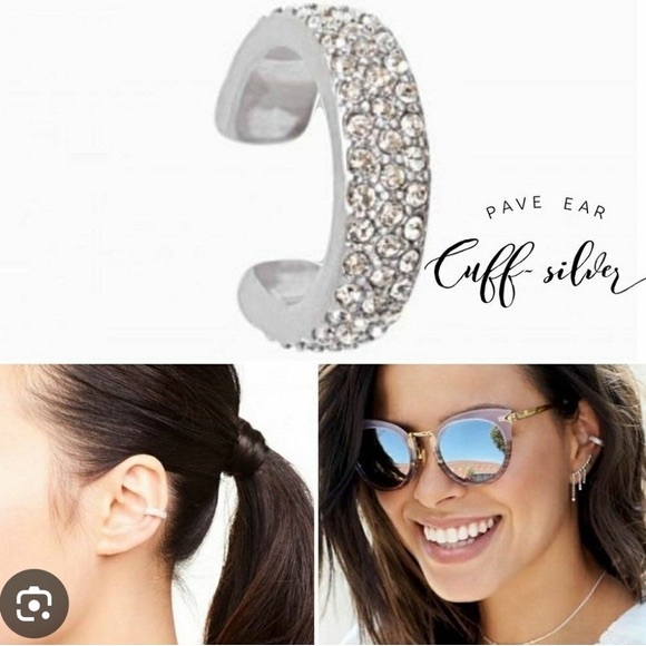 Stella & Dot paved the way ear cuff - silver NIB - Picture 1 of 6